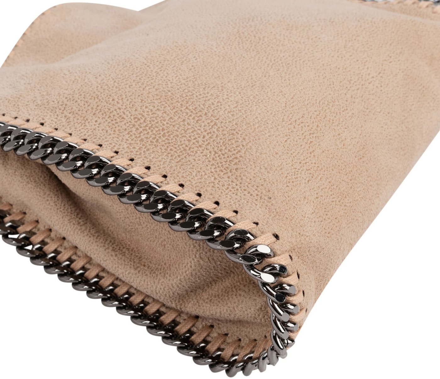 Stella McCartney Shaggy Falabella Mini Fold Over Tote Crossbody Handbag