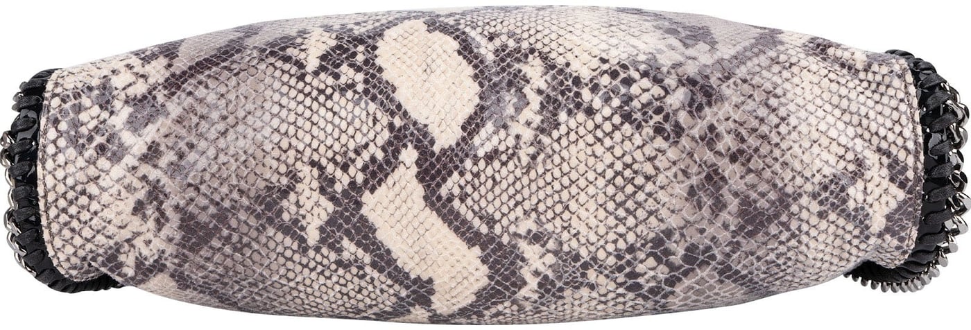 Stella McCartney Python Print Falabella Fold Over Tote Shoulder Bag
