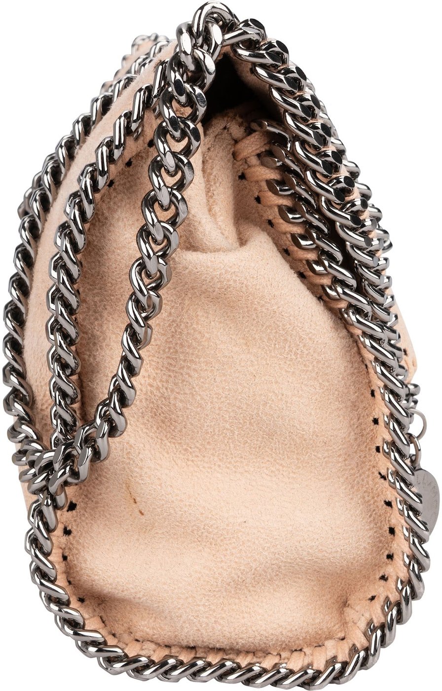 Stella McCartney Shaggy Falabella Fold Over Clutch Crossbody bag