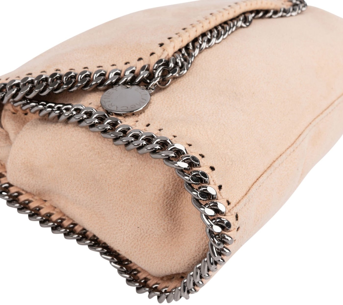 Stella McCartney Shaggy Falabella Fold Over Clutch Crossbody bag