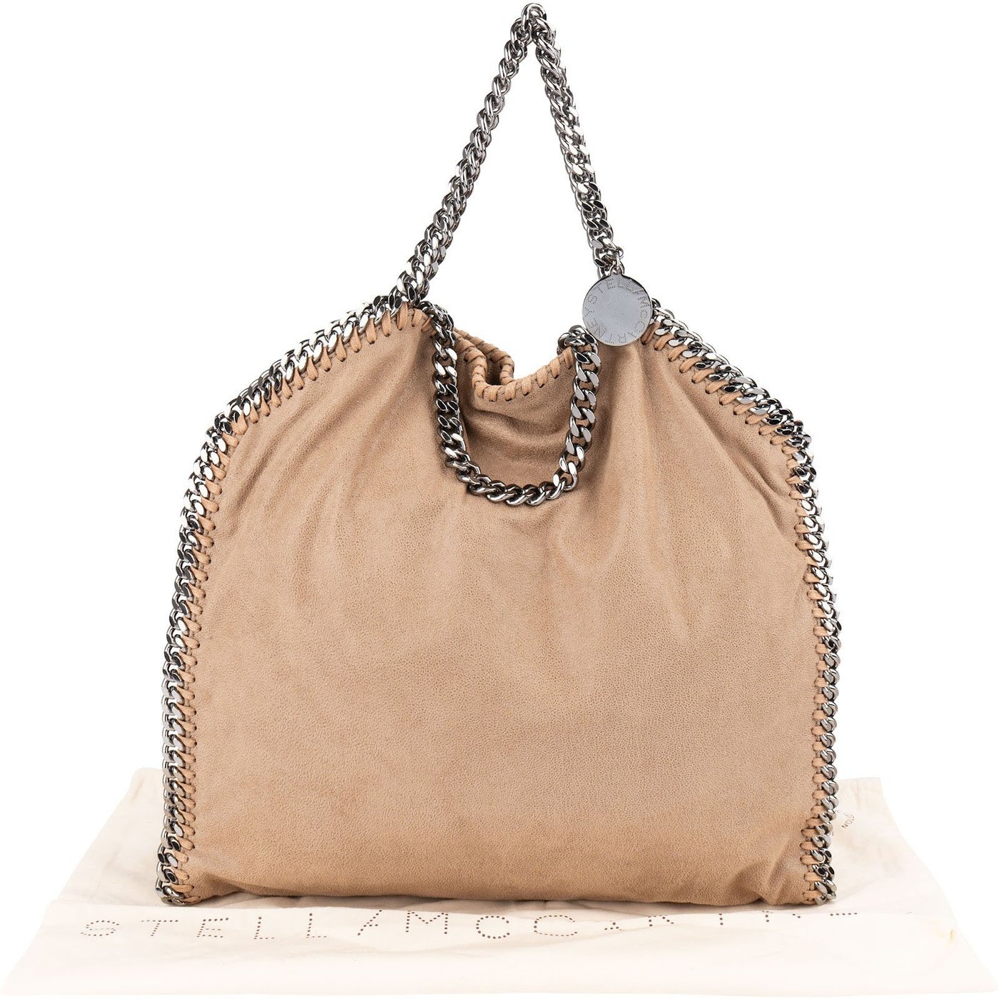 Stella McCartney Shaggy Falabella Fold Over Tote Hobo Shoulder Bag