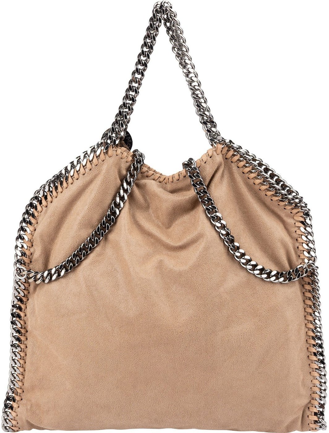 Stella McCartney Shaggy Falabella Fold Over Tote Hobo Shoulder Bag