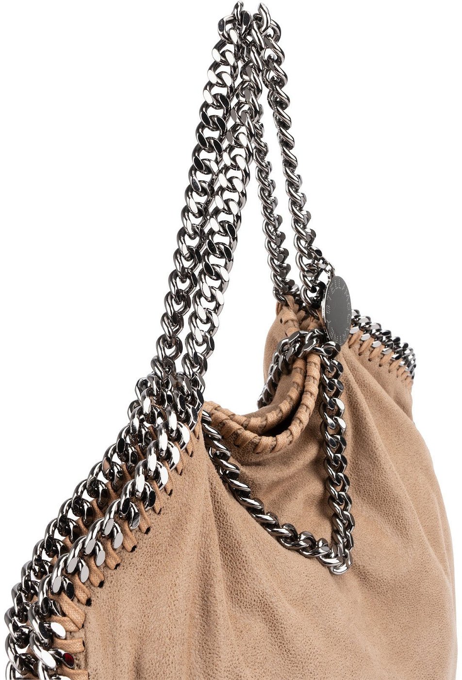 Stella McCartney Shaggy Falabella Fold Over Tote Hobo Shoulder Bag
