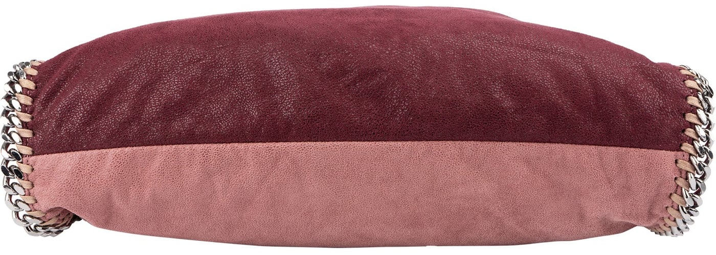 Stella McCartney Tricolor Shaggy Deer Falabella Fold Over Tote Handbag
