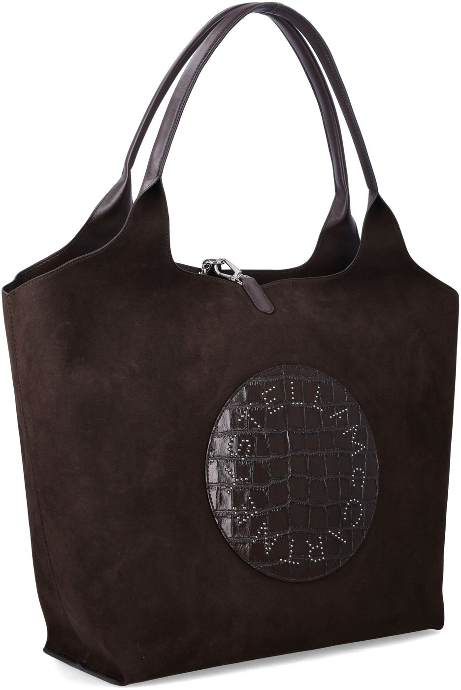 Logo Reversible Tote Bag Coffee