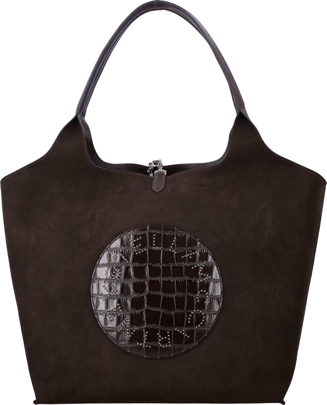 Logo Reversible Tote Bag Coffee