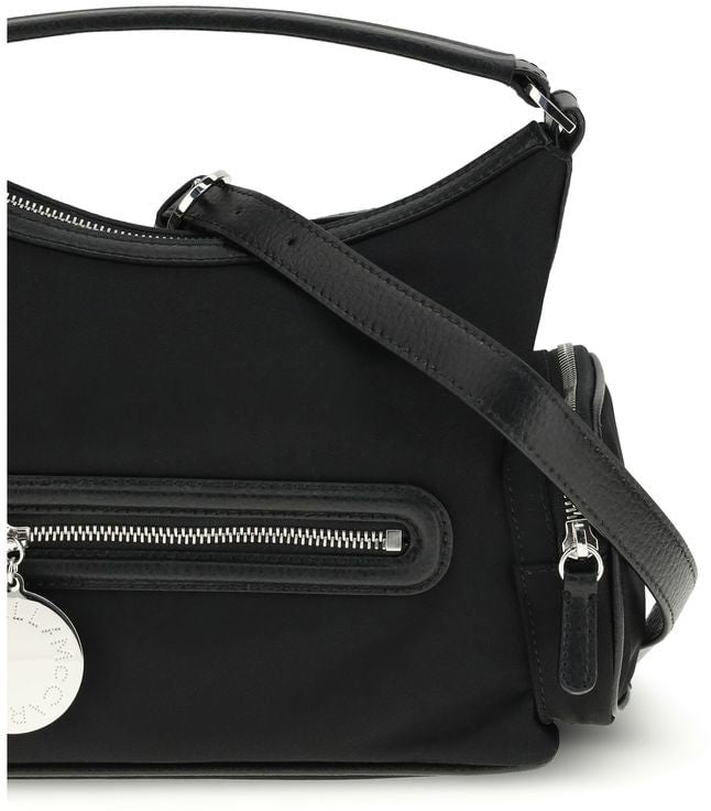 Stella McCartney Black Other Fibres Shoulder Bag