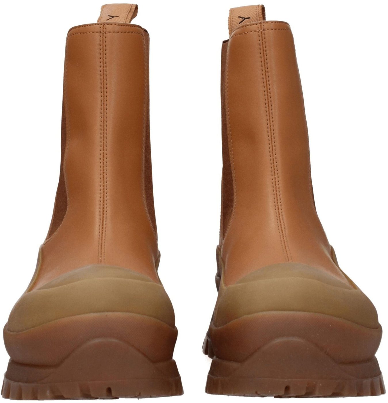 Stella McCartney Brown Leather Ankle Boots