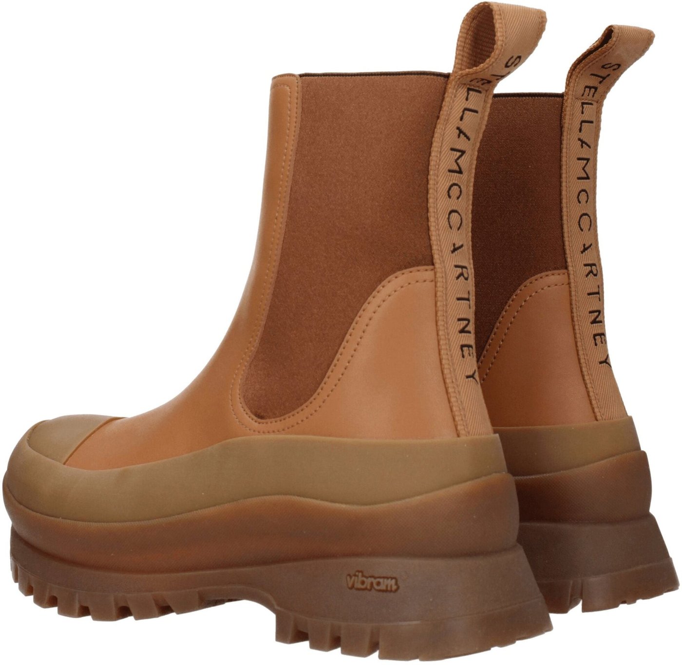 Stella McCartney Brown Leather Ankle Boots