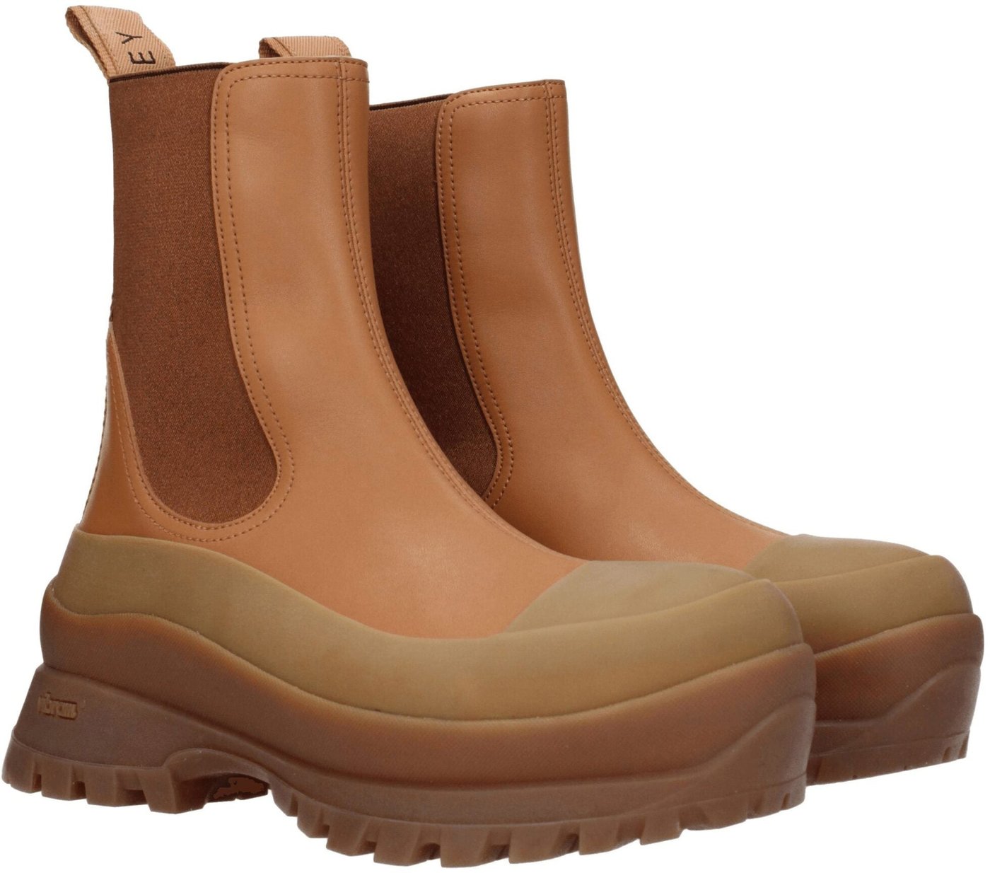 Stella McCartney Brown Leather Ankle Boots