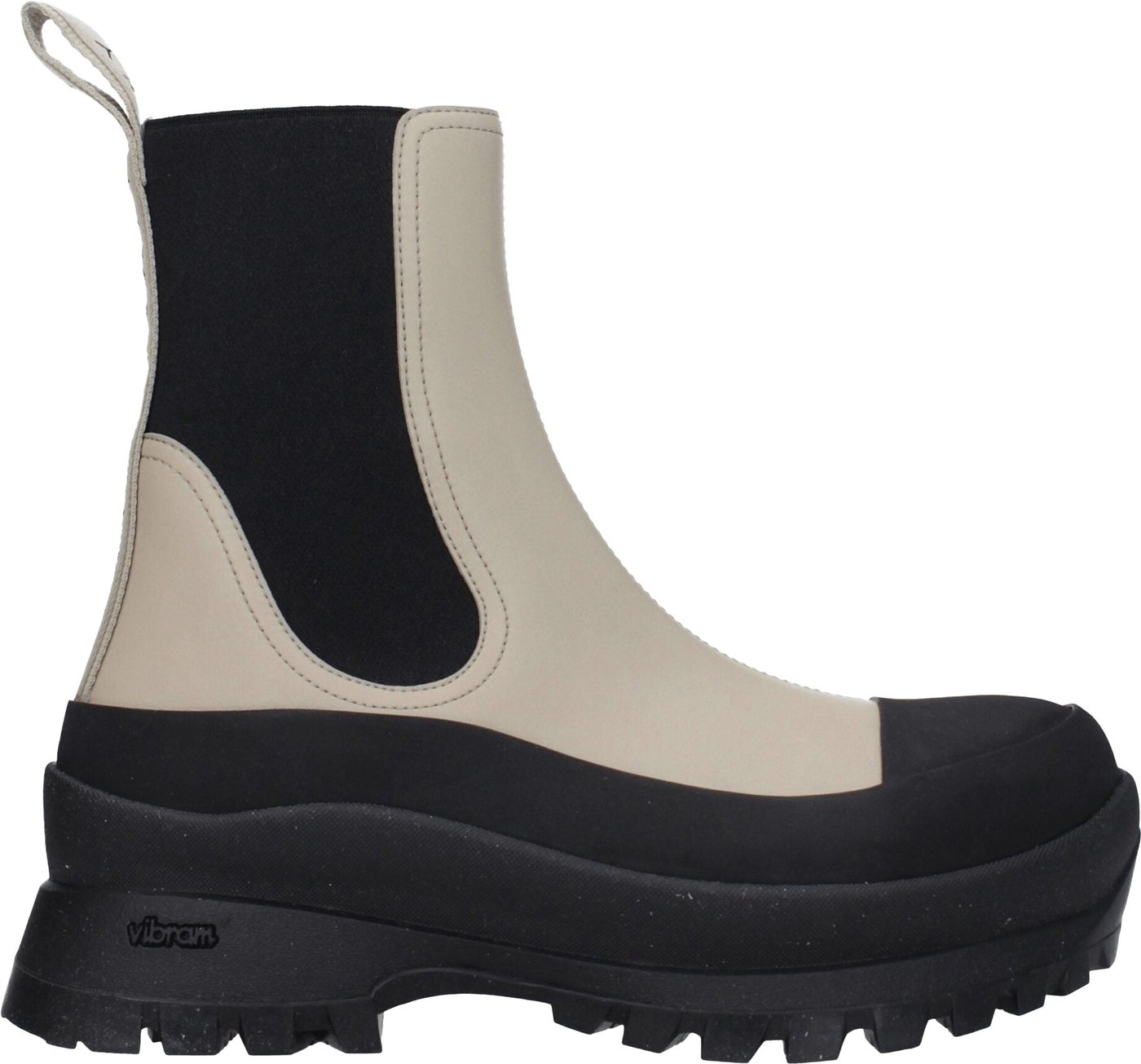 Stella McCartney Black Leather Ankle Boots