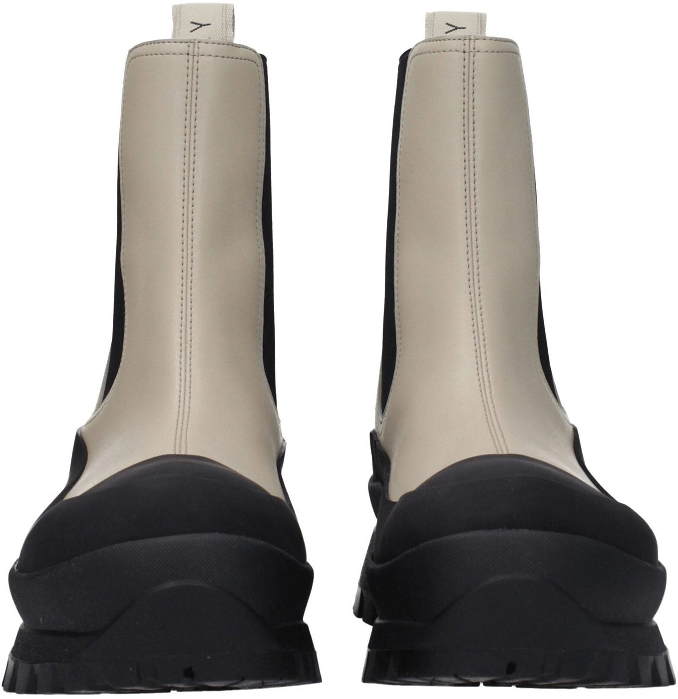Stella McCartney Black Leather Ankle Boots