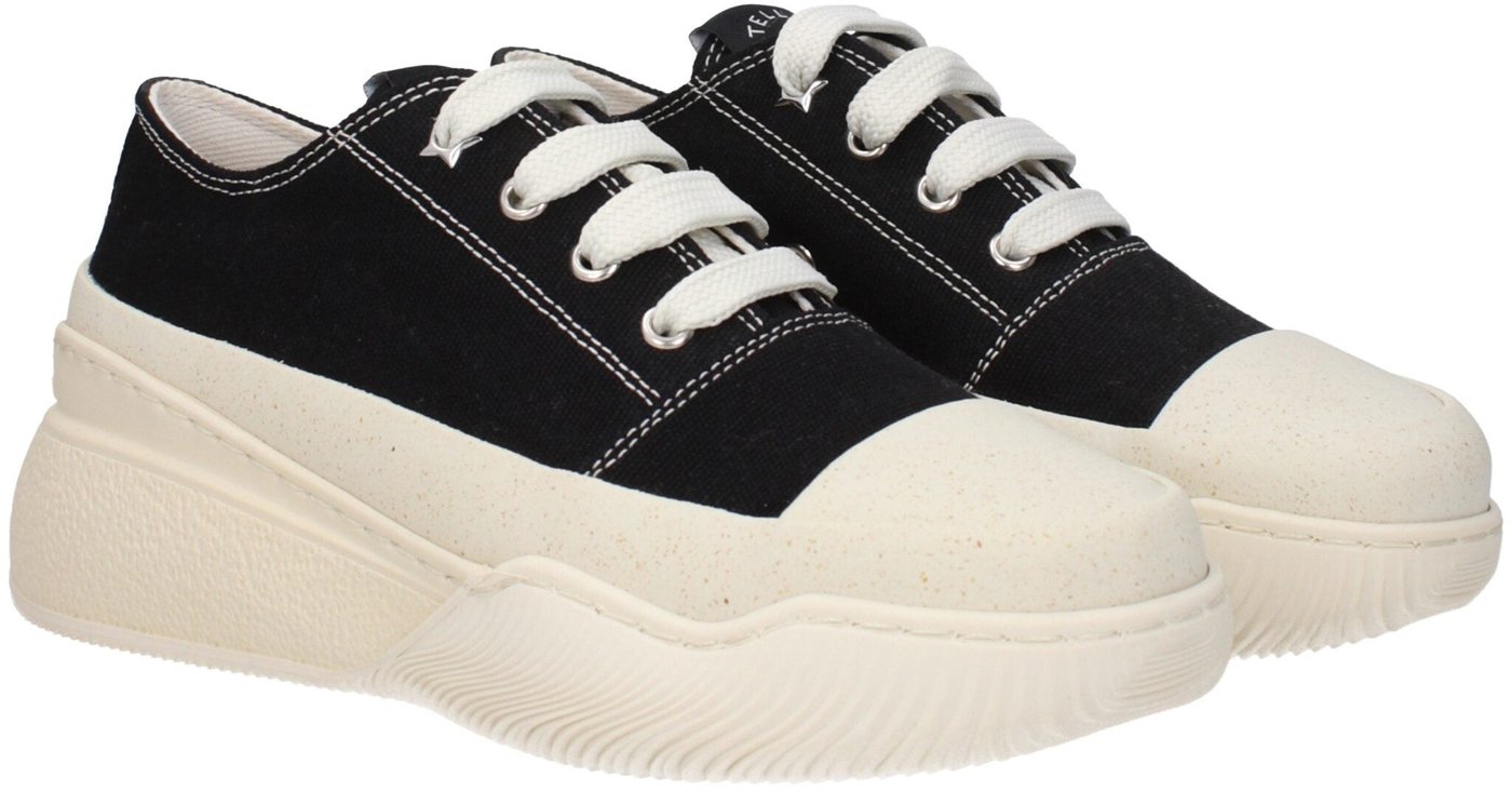 Stella McCartney Black Fabric Chunky Sneakers