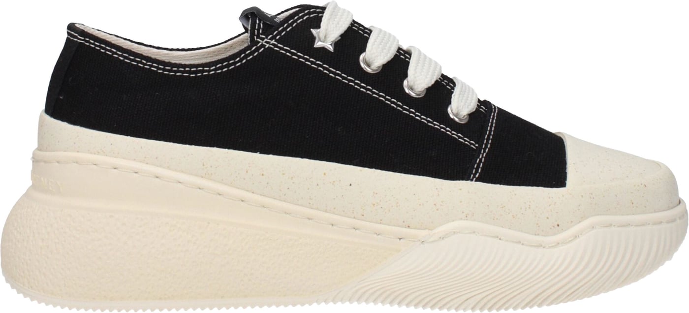 Stella McCartney Black Fabric Chunky Sneakers