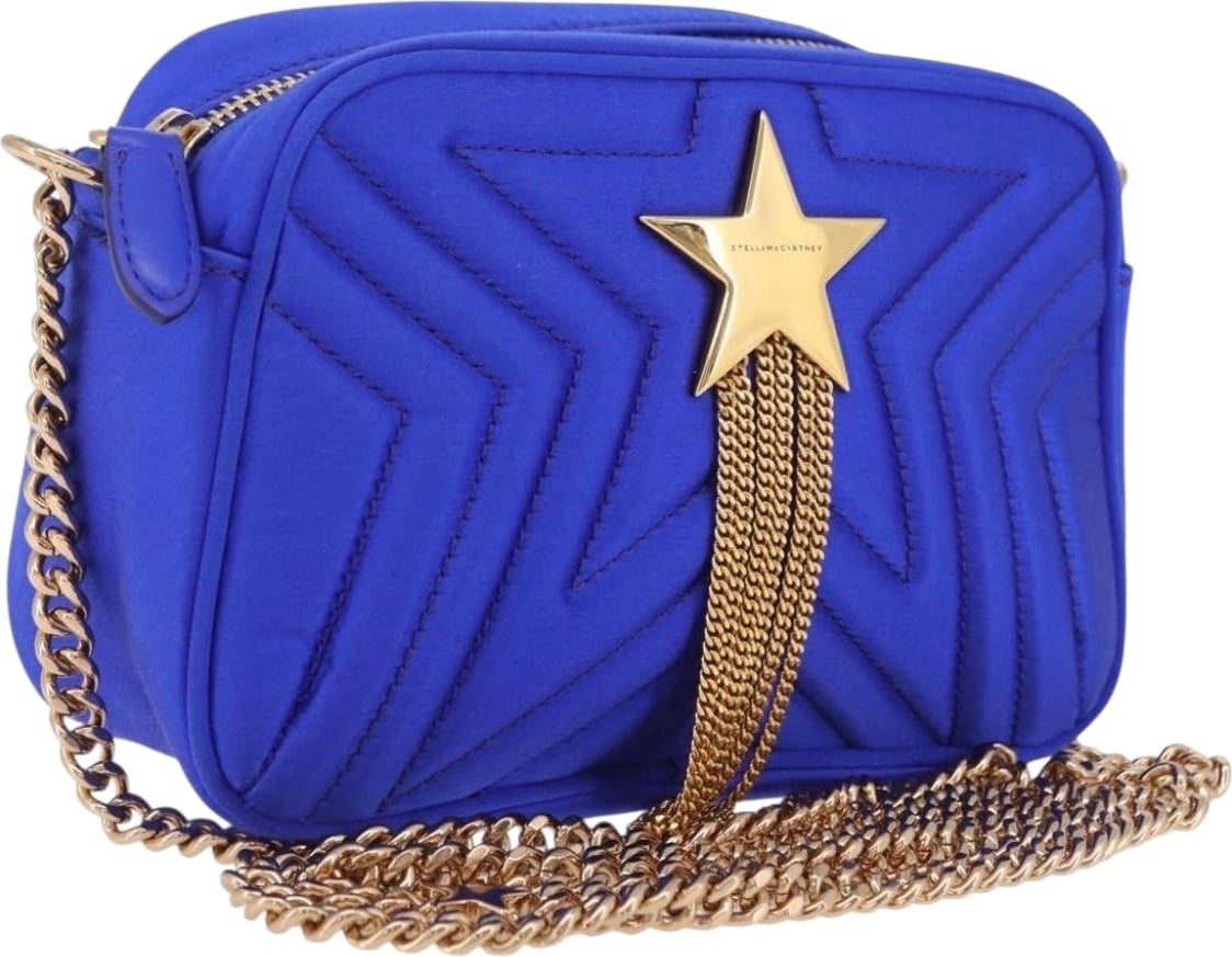 Stella McCartney Stella Star Camera Quilted Satin Mini