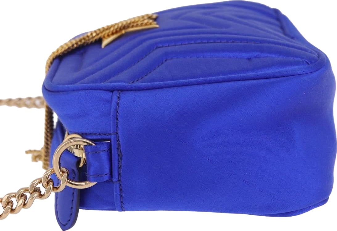 Stella McCartney Stella Star Camera Quilted Satin Mini