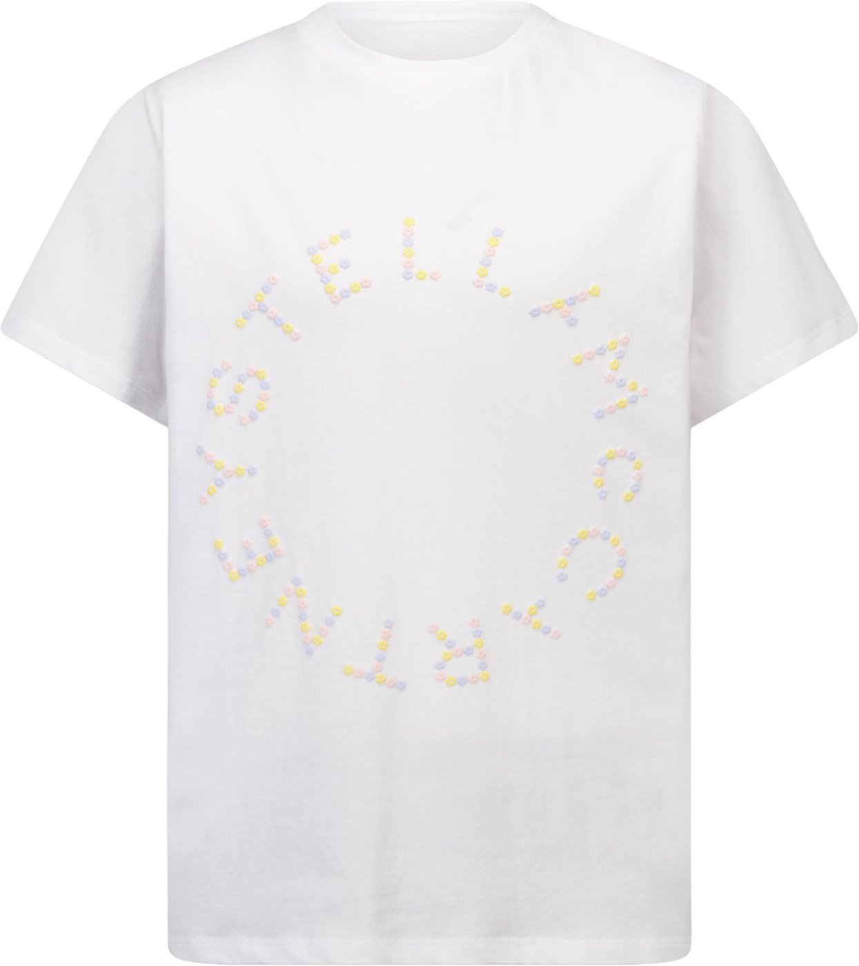 Stella McCartney Kinder Meisjes T-Shirt In Wit