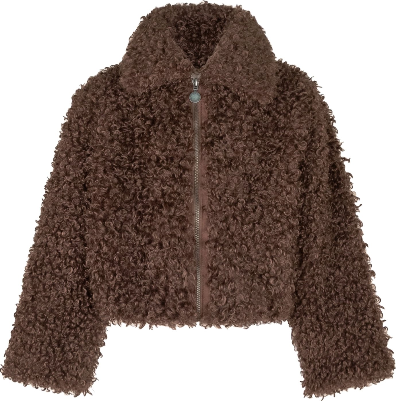 Giacca Corta con Colletto e Zip