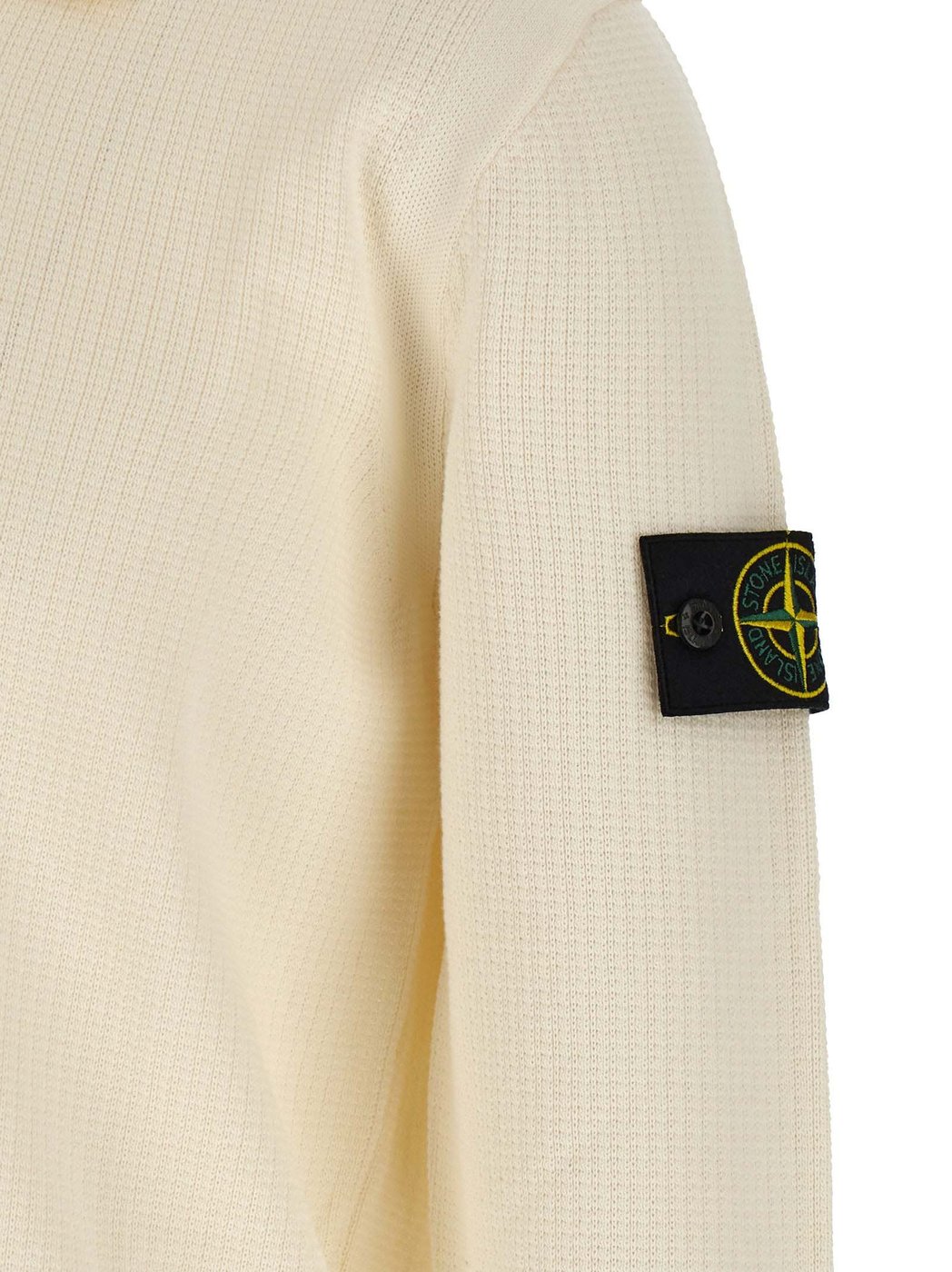 Stone Island Beige Cotton Polo Shirt