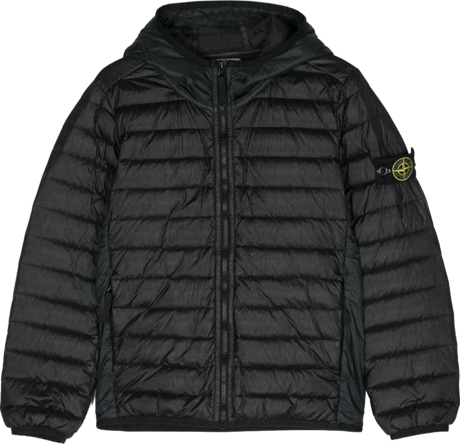 giubbotto vera piuma black
