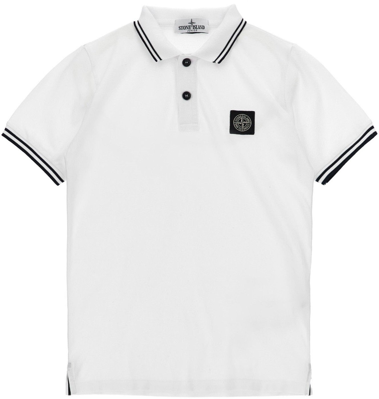 Stone Island Junior Compass Logo Polo Shirt