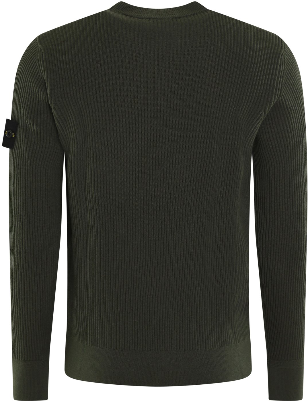 Heren Logo Patch Knitted Groen