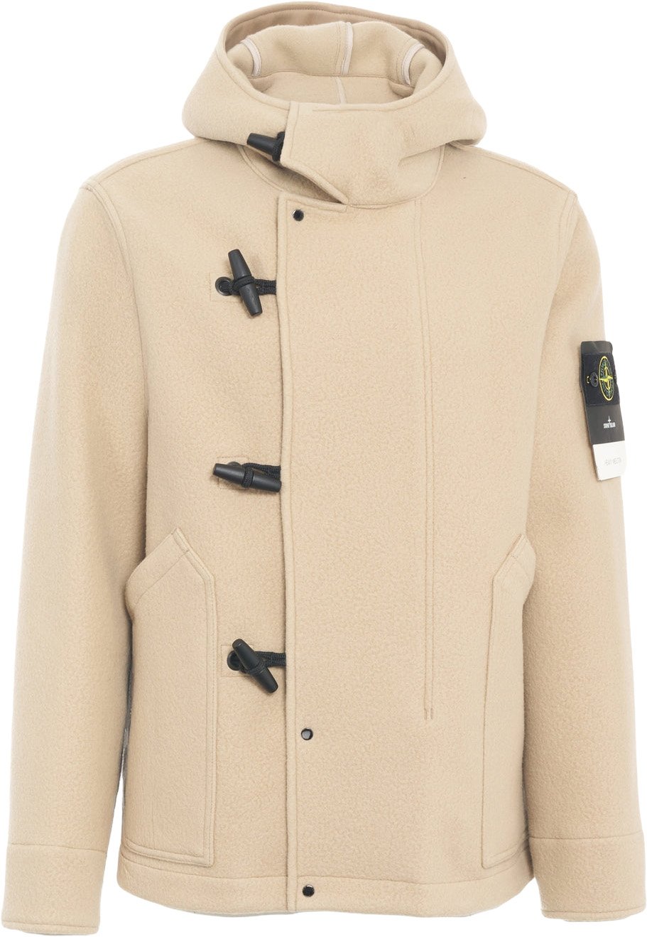 Jacket with toggle closure