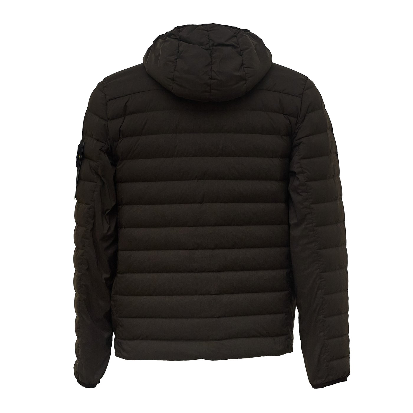 Seamless Nylon Down Jacket with Padded Hood