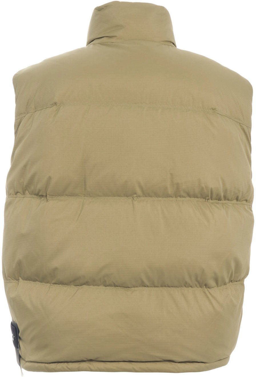 Gilet with logo patch