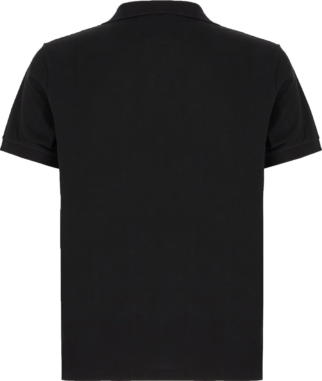 Stone Island Black piquet polo shirt