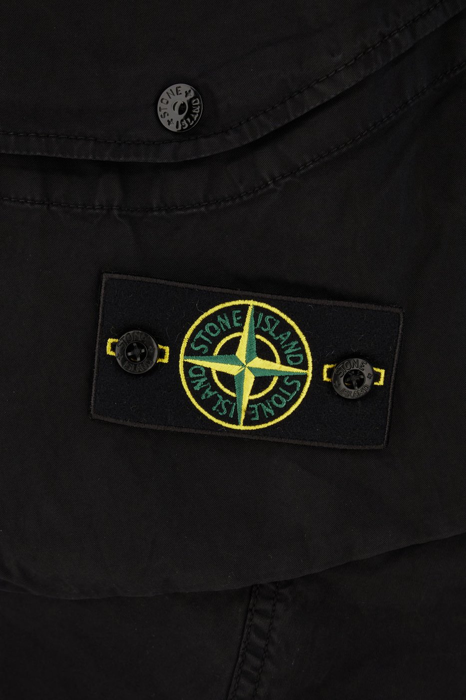Stone Island Black stretch cotton pants