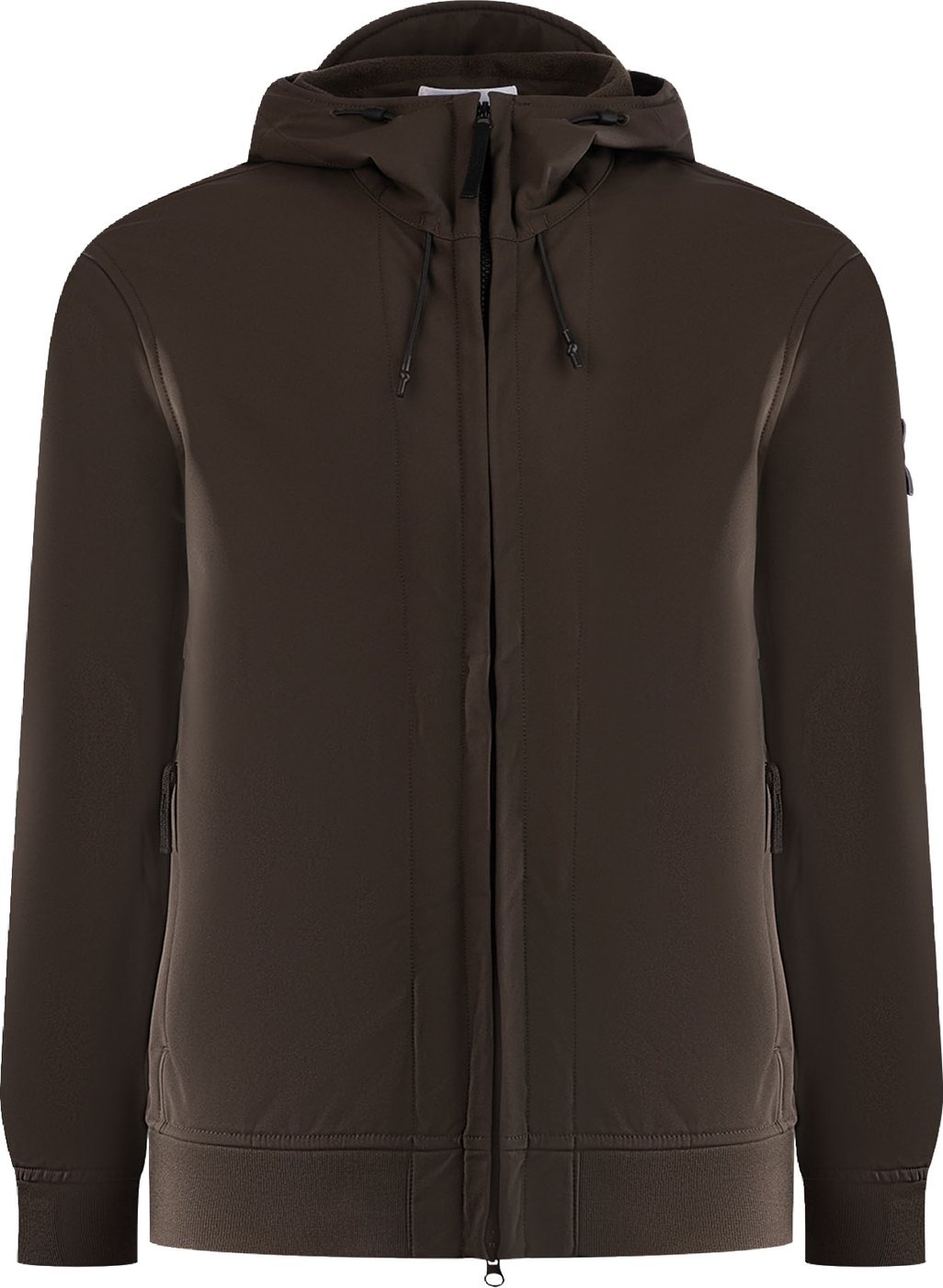 Stone Island Black stretch polyester jacket