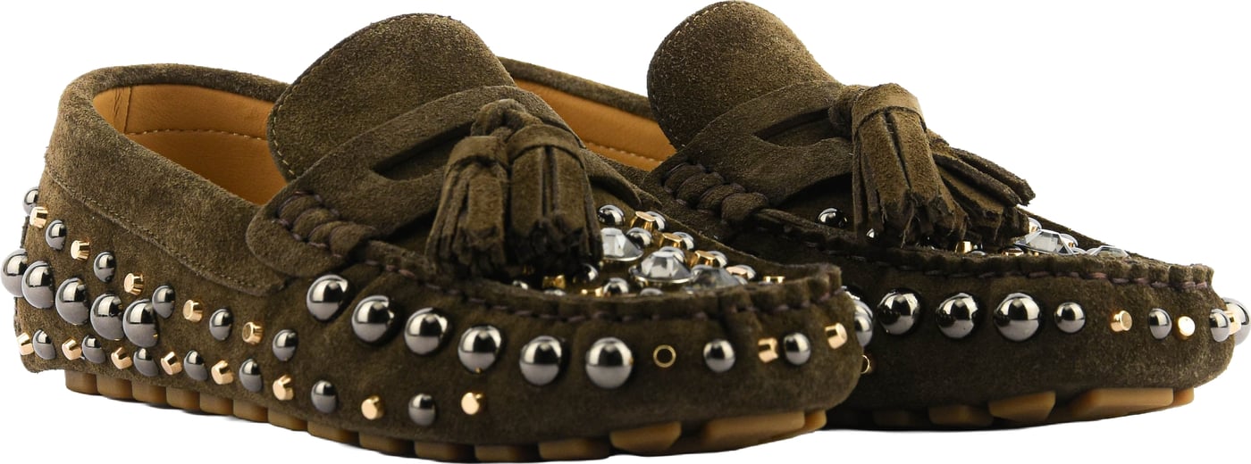 Embelished Mocasine Brown
