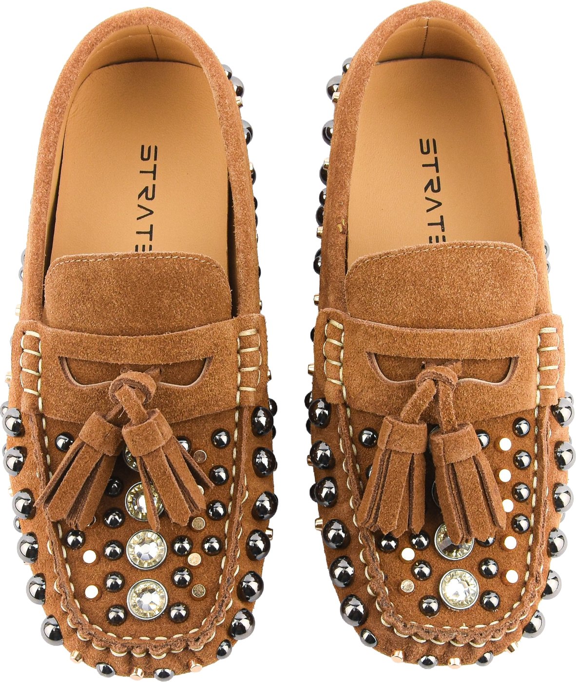 Embelished Mocasine Tan