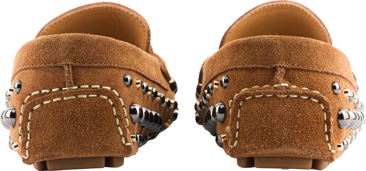 Embelished Mocasine Tan