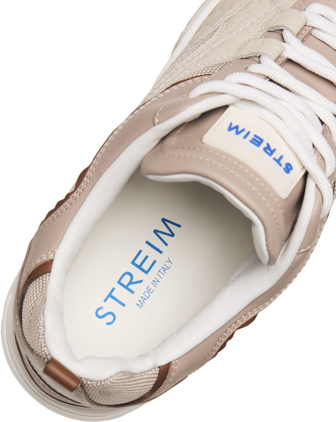 Primo Basket Croc Print Beige