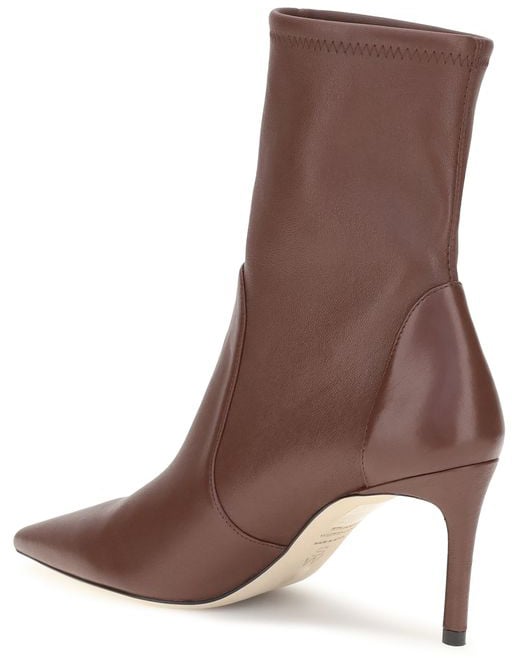 Pointed Toe Ankle Boots With Mid-Height Heel