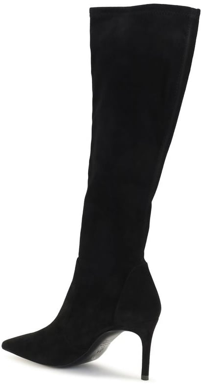 Pointed Toe Mid-Calf Boots with Stiletto Heel