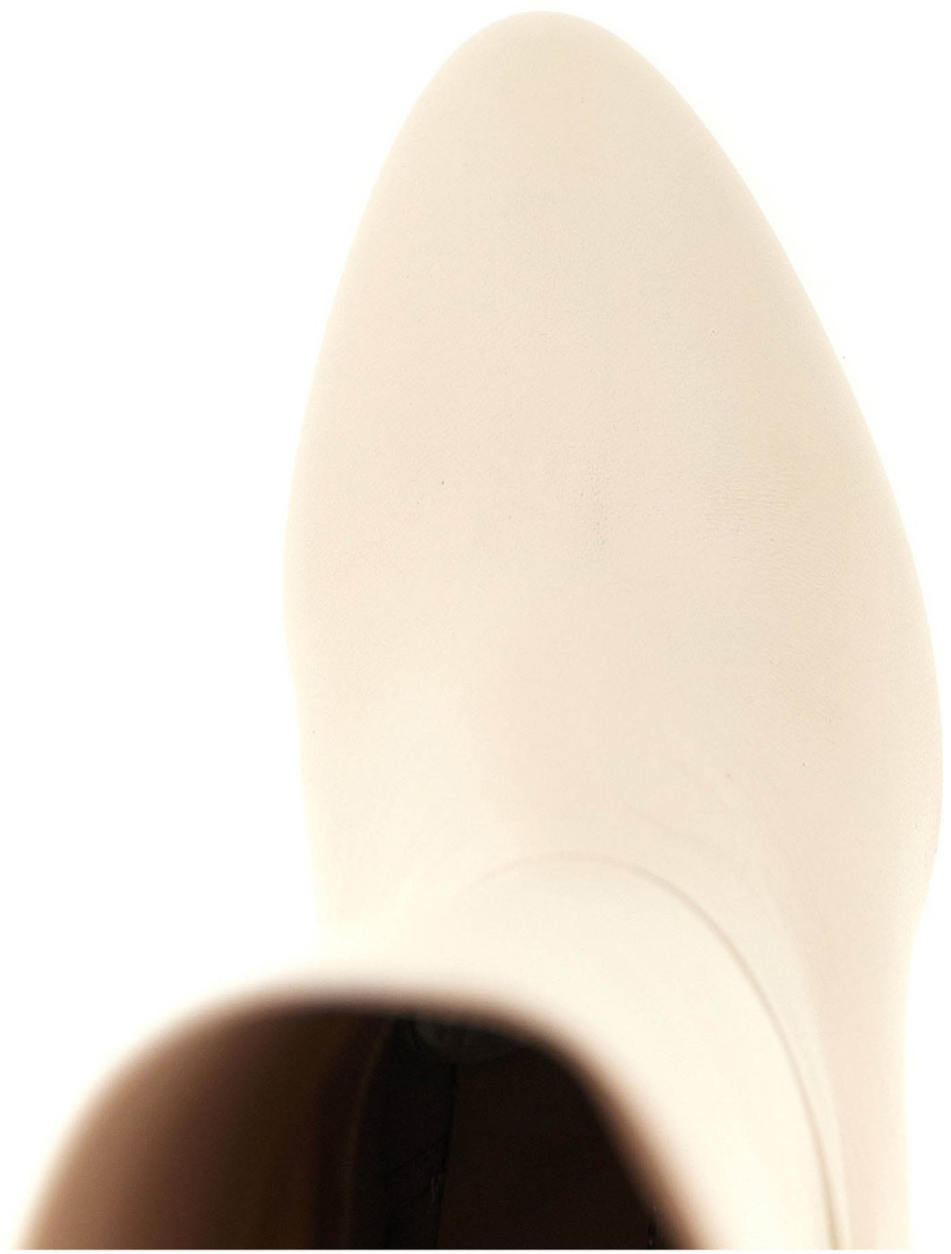 Stuart Weitzman White Lamb Leather Over The Knee