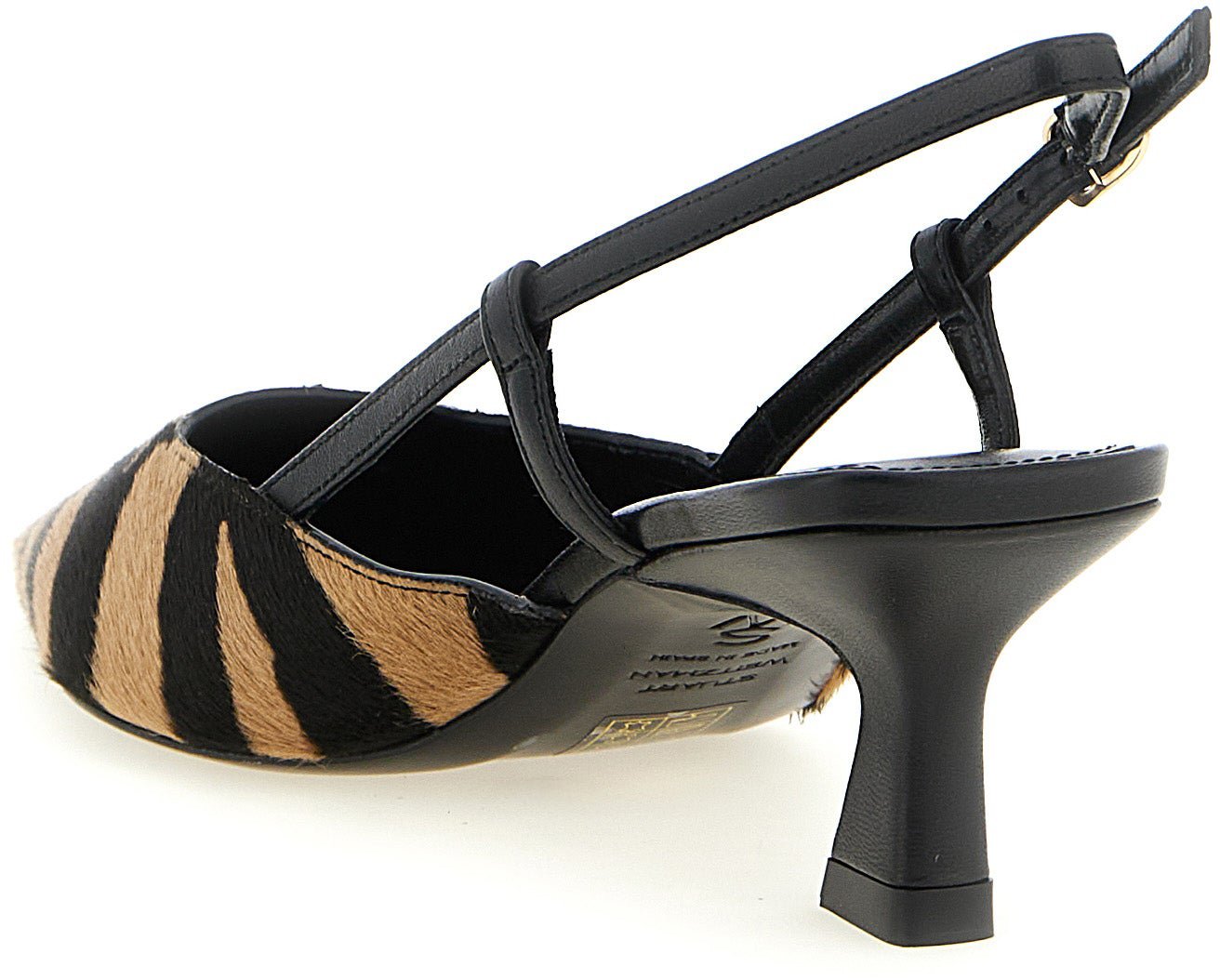 Stuart Weitzman Multicolor Calfskin Mid Heel Pumps