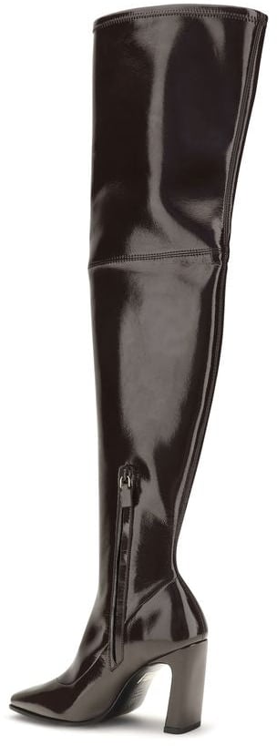 Stuart Weitzman Brown Calf Leather Bos Taurus Over The Knee