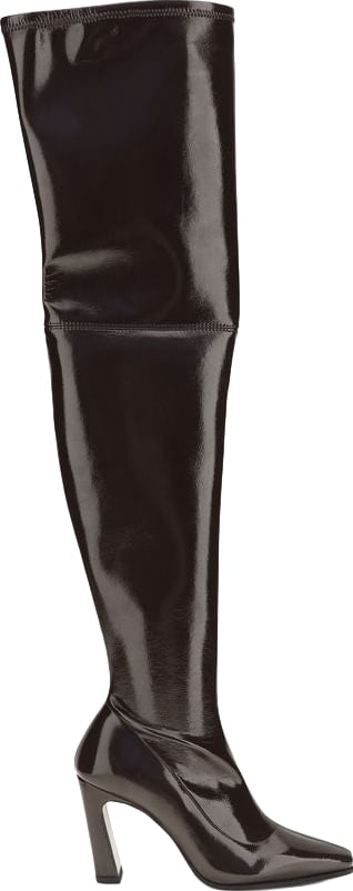 Stuart Weitzman Brown Calf Leather Bos Taurus Over The Knee