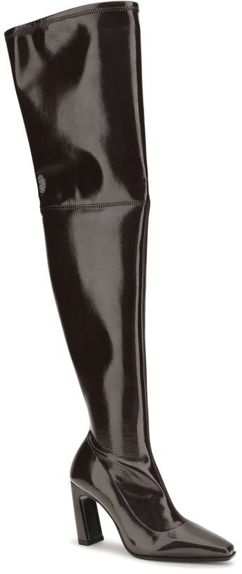 Stuart Weitzman Brown Calf Leather Bos Taurus Over The Knee