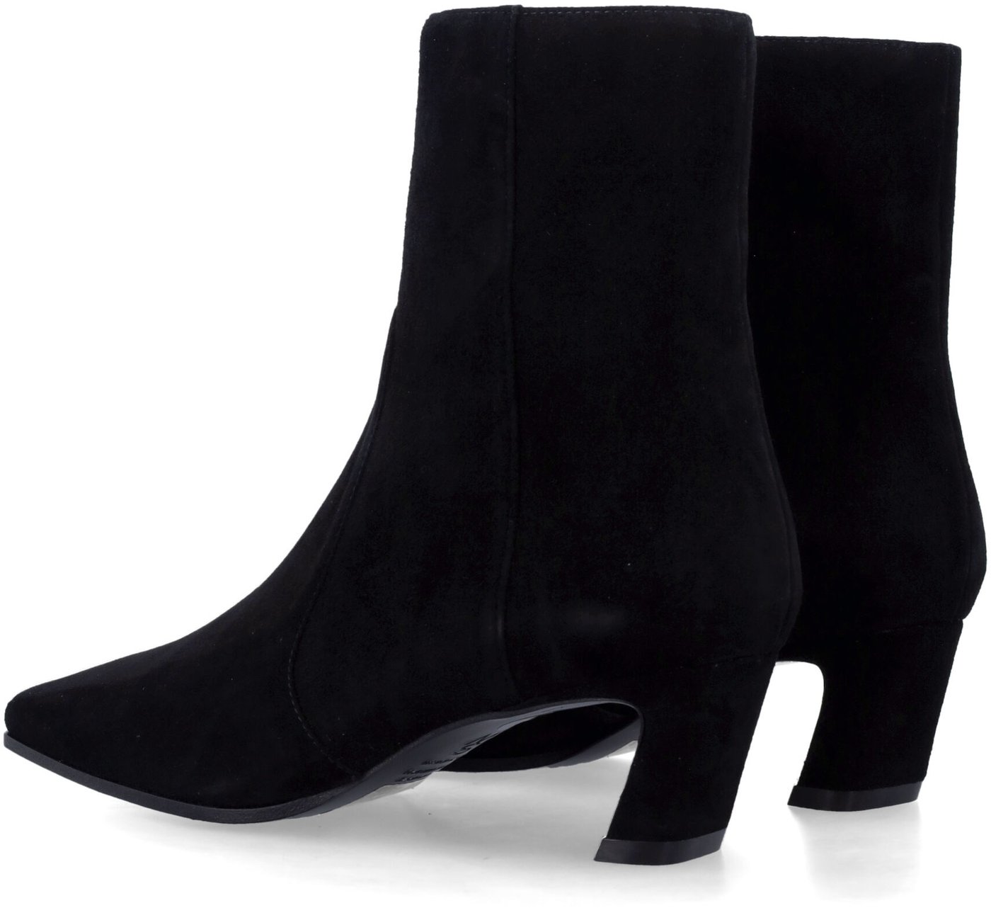 Stassi Zip Bootie 50 Nero