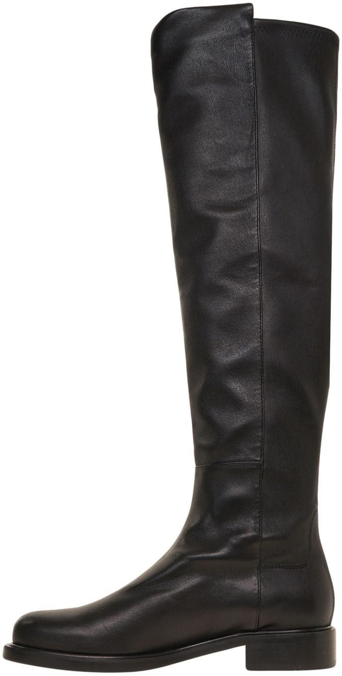 Leather boots