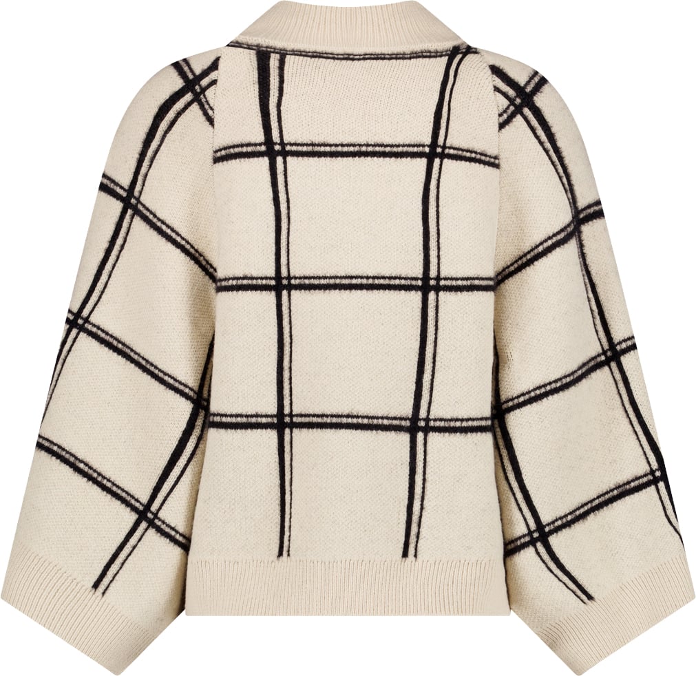 STUDIO ANNELOES - Cecile check pullover - 14324 - 1490 Kit/black