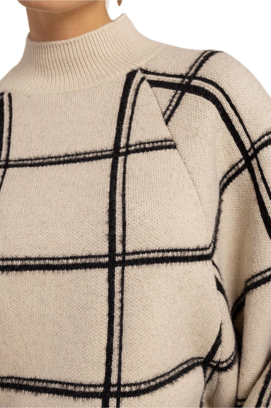 STUDIO ANNELOES - Cecile check pullover - 14324 - 1490 Kit/black
