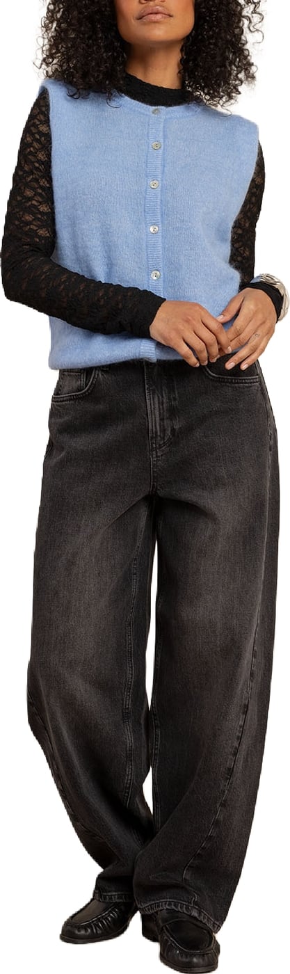 STUDIO ANNELOES - Frenkie balloon trousers - 14337 - 9800 Antraciet