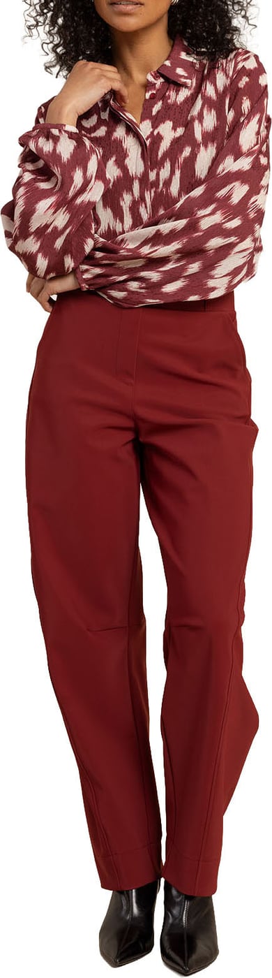 STUDIO ANNELOES - Diny blouse - 14362 - 3914 Red wine/kit