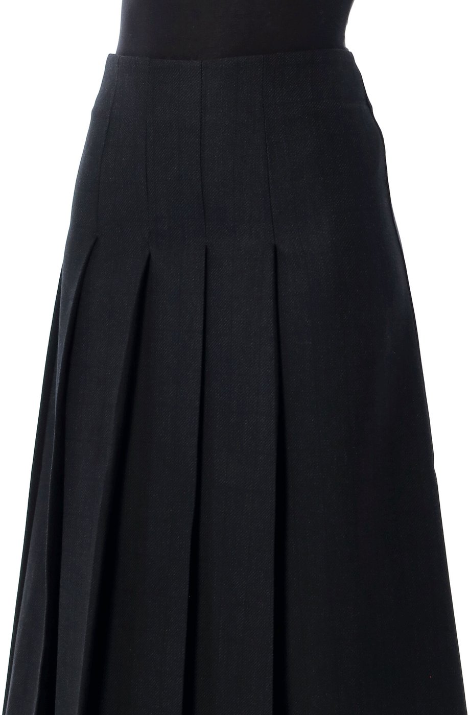 Assimmetric Plited Quilt Nero